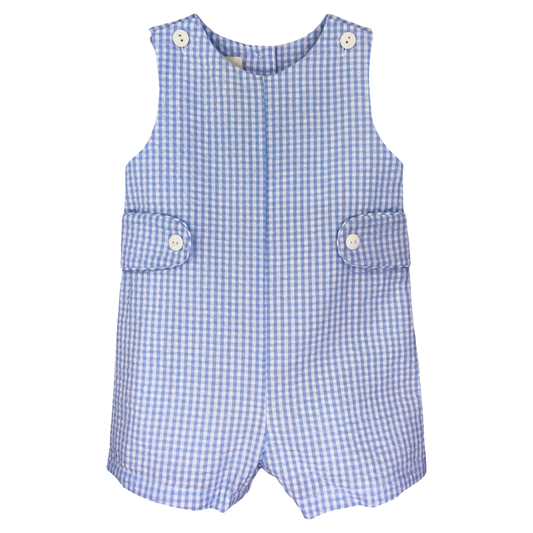 Romper - Blue Gingham