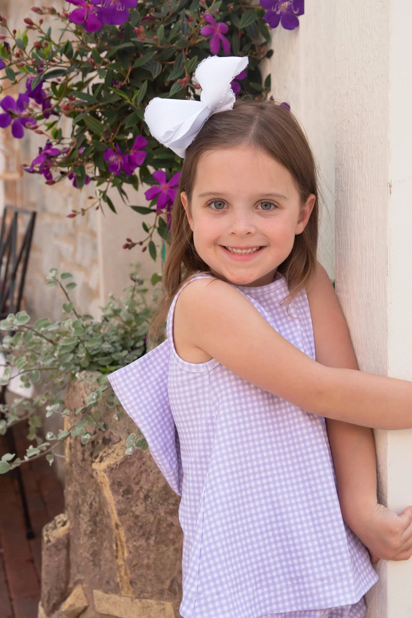 James & Lottie Lottie Knit Bloomer Set - Lavender