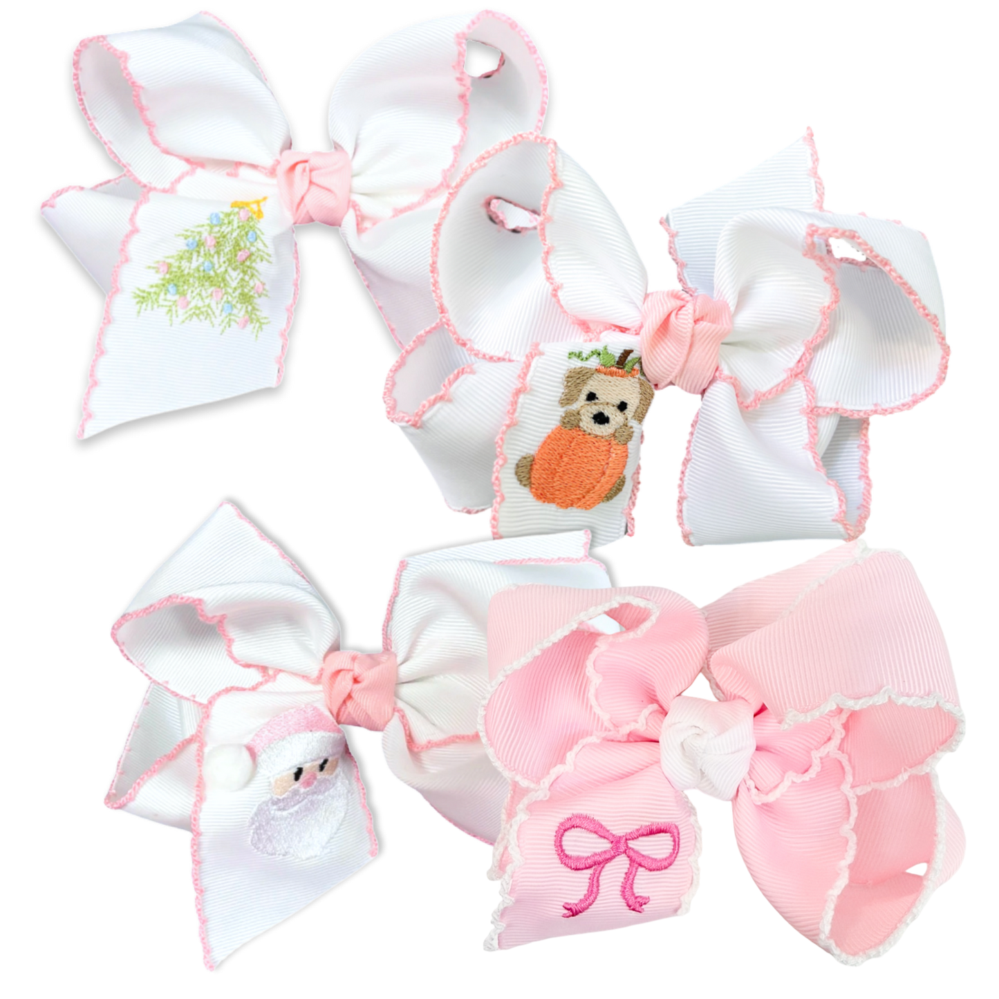 Embroidered Bow - Large