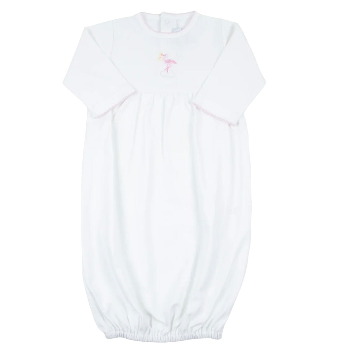 Embroidered Gown - Just Delivered Pink