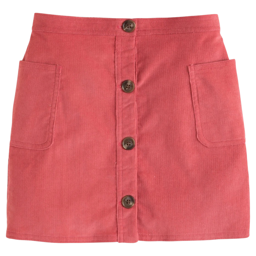 Little English Emily Pocket Skirt - Corduroy