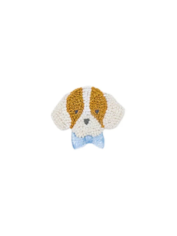 Pima Footie - Puppy Blue Stripe