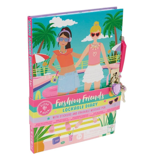 Lockable Diary/Pen - Fashion Friends