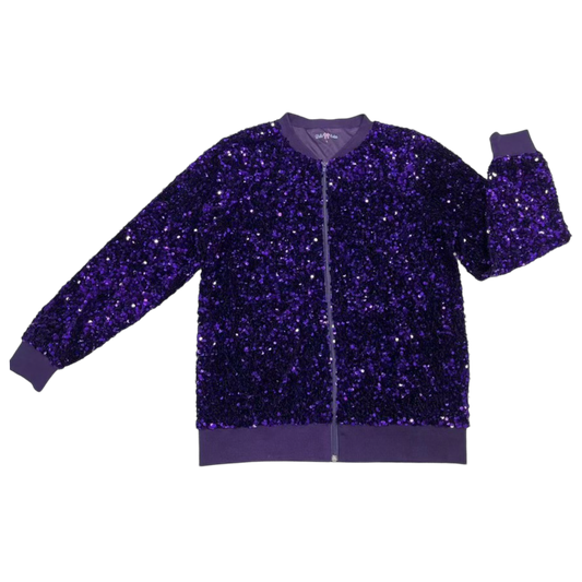 LB Sequin Jacket - Purple