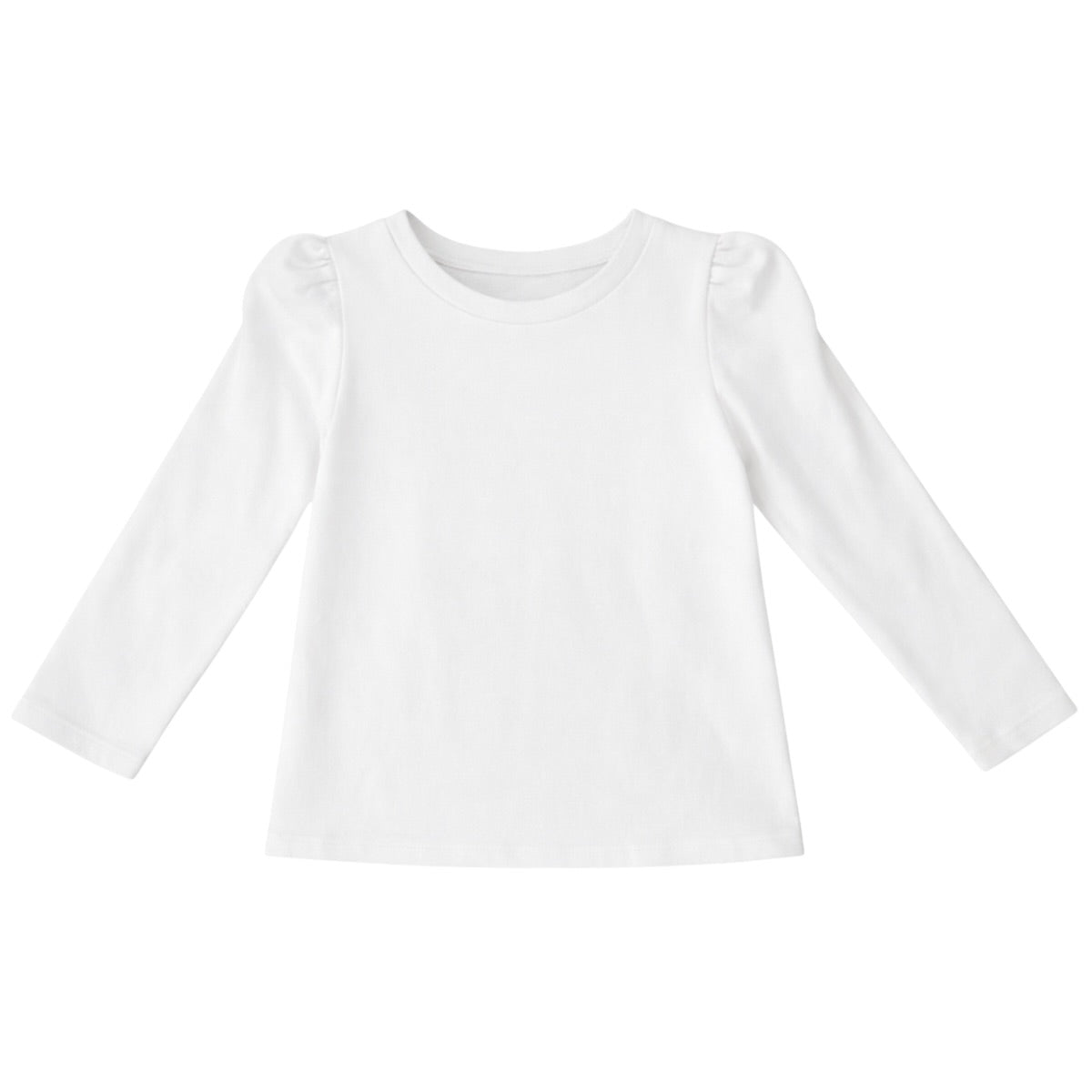 Puff Shoulder Top - White