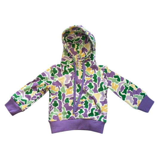 LB Hoodie - Mardi Gras Camo