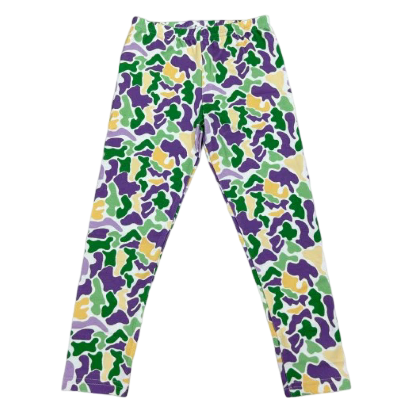 LB Leggings - Mardi Gras Camo