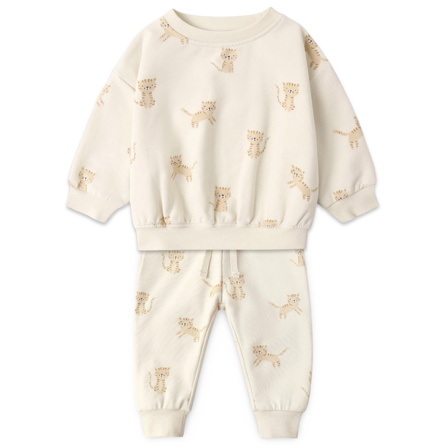 Relaxed Sweatpant Set - Tiger
