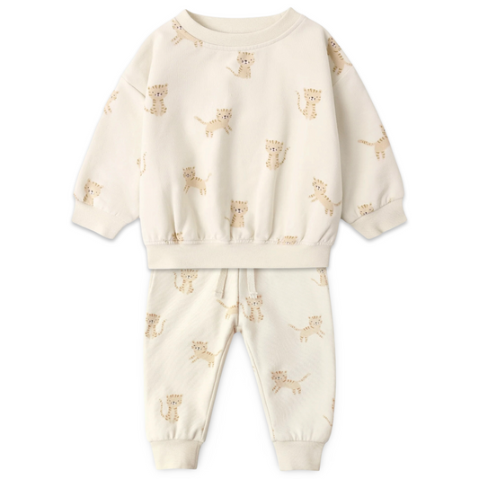 Relaxed Sweatpant Set - Tiger