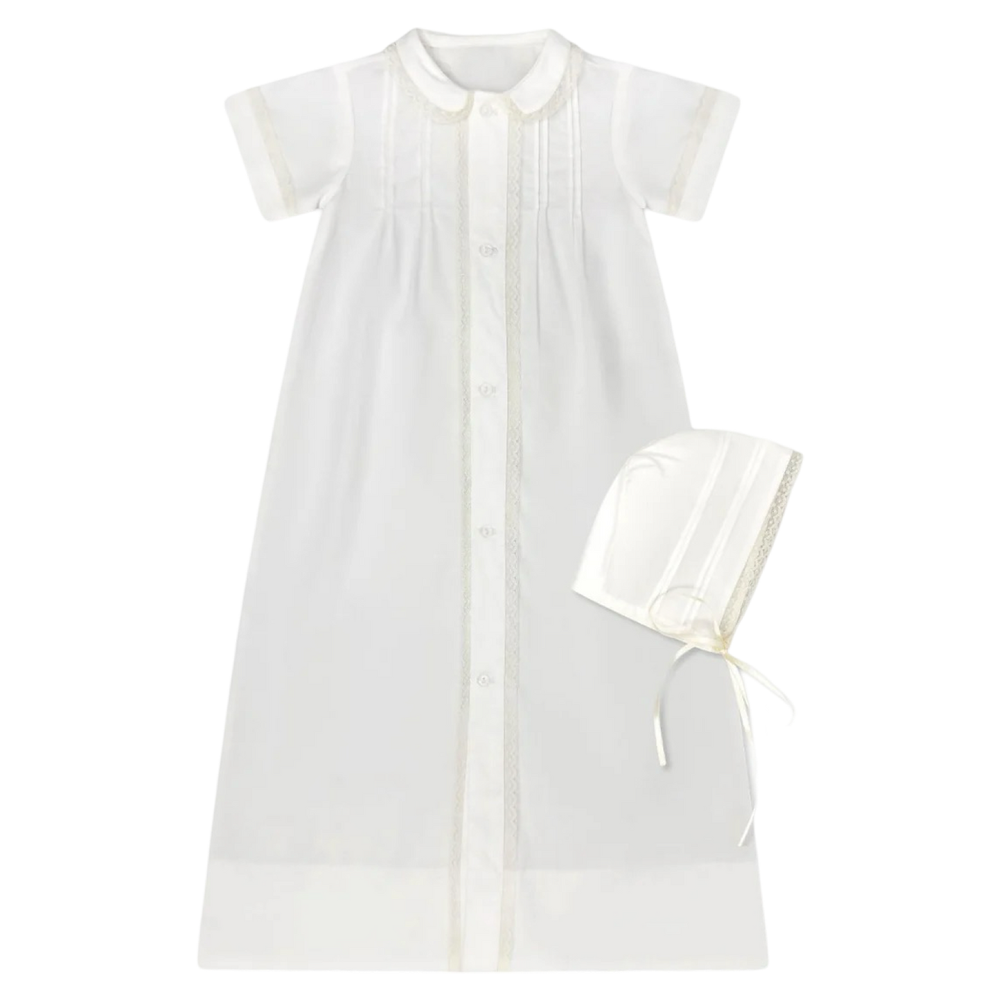 Lullaby Set Graham Daygown - Blessings White/Ecru