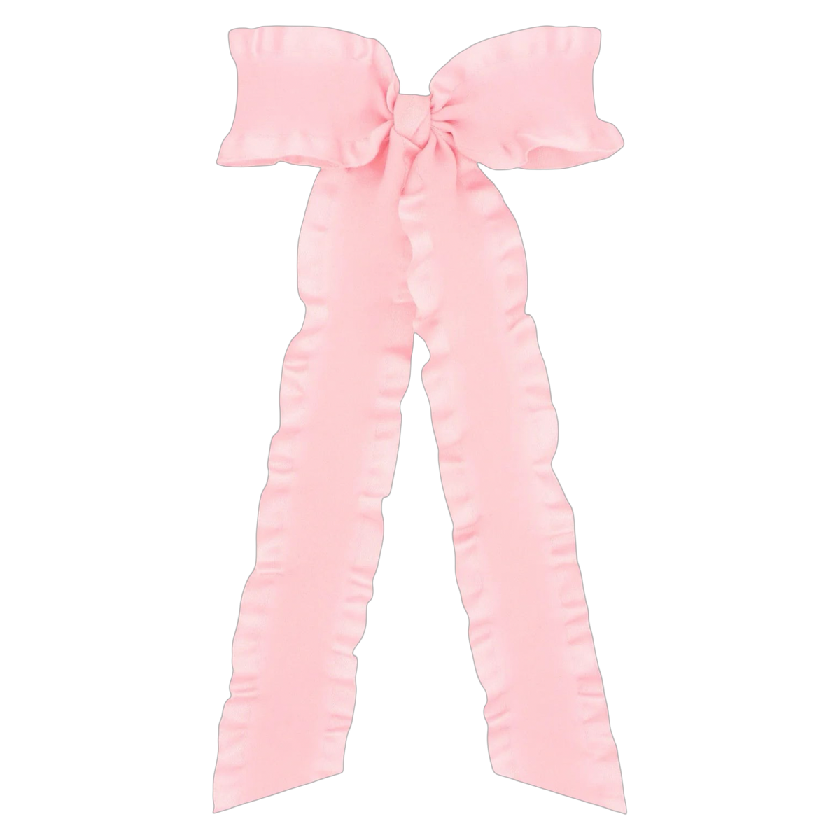 Ruffle Edge Tail Bow