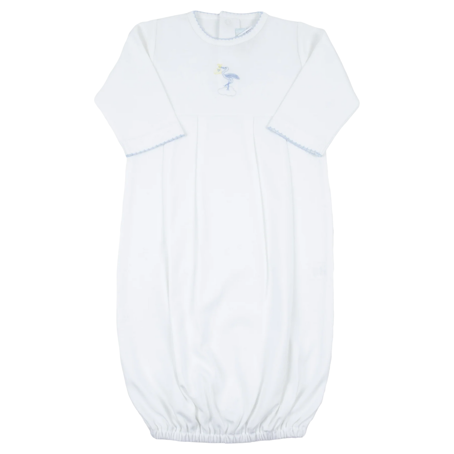 Embroidered Gown - Just Delivered Blue