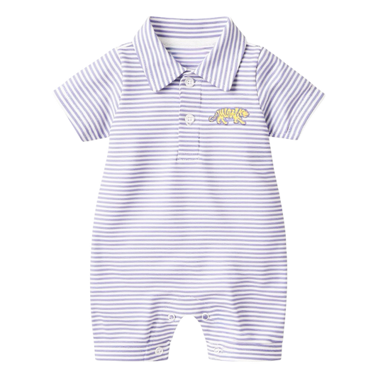 Romper - Embroidered Tiger