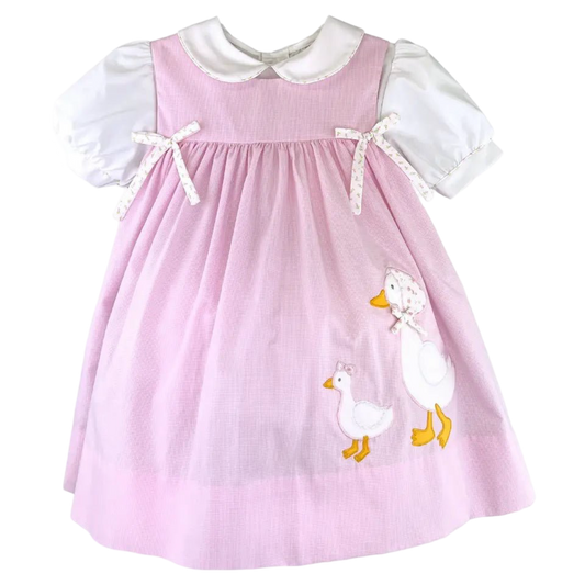 PA Applique Dress - Goose