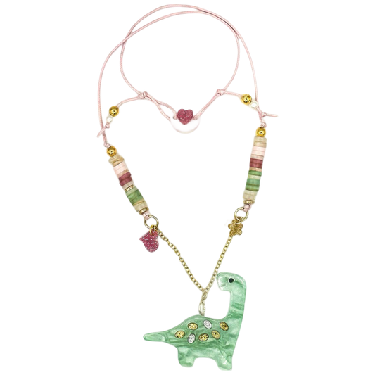 Necklace -Green Preciousaurus
