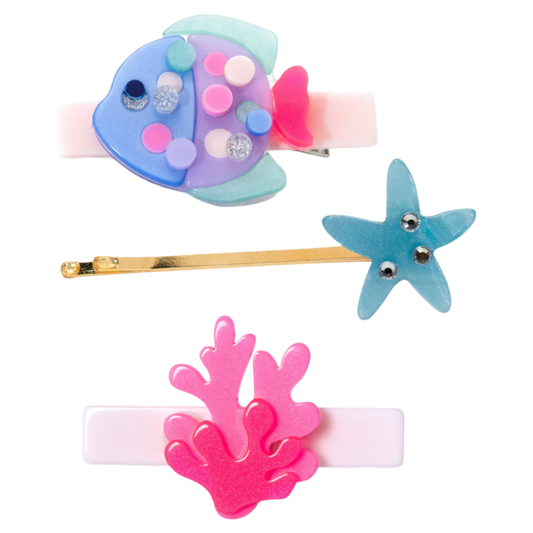 LR Covered Snap Clip Set - Ocean Fun