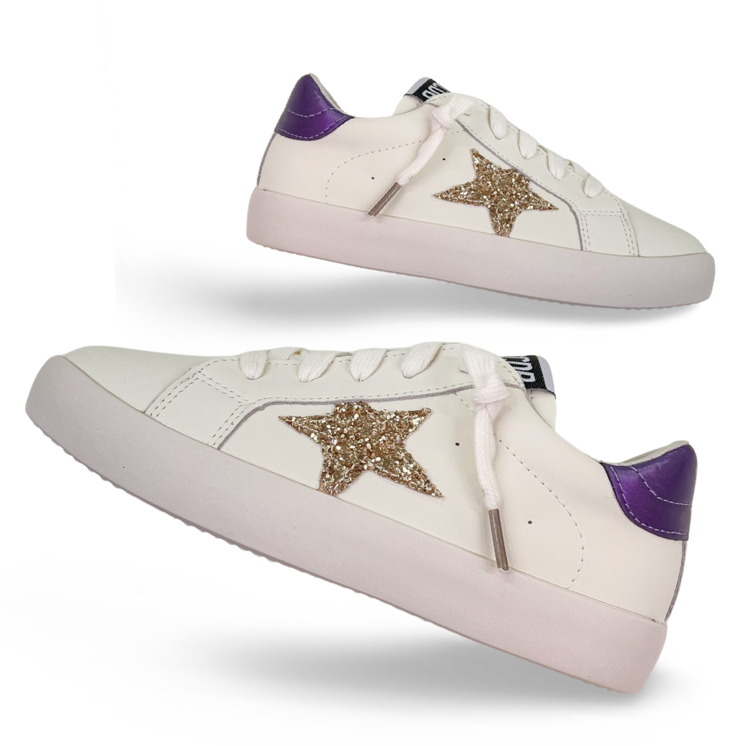 TT Sneaker - Purple/Gold Star