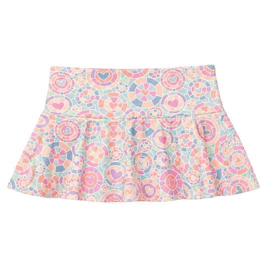 Skort - Kalidescope Heart