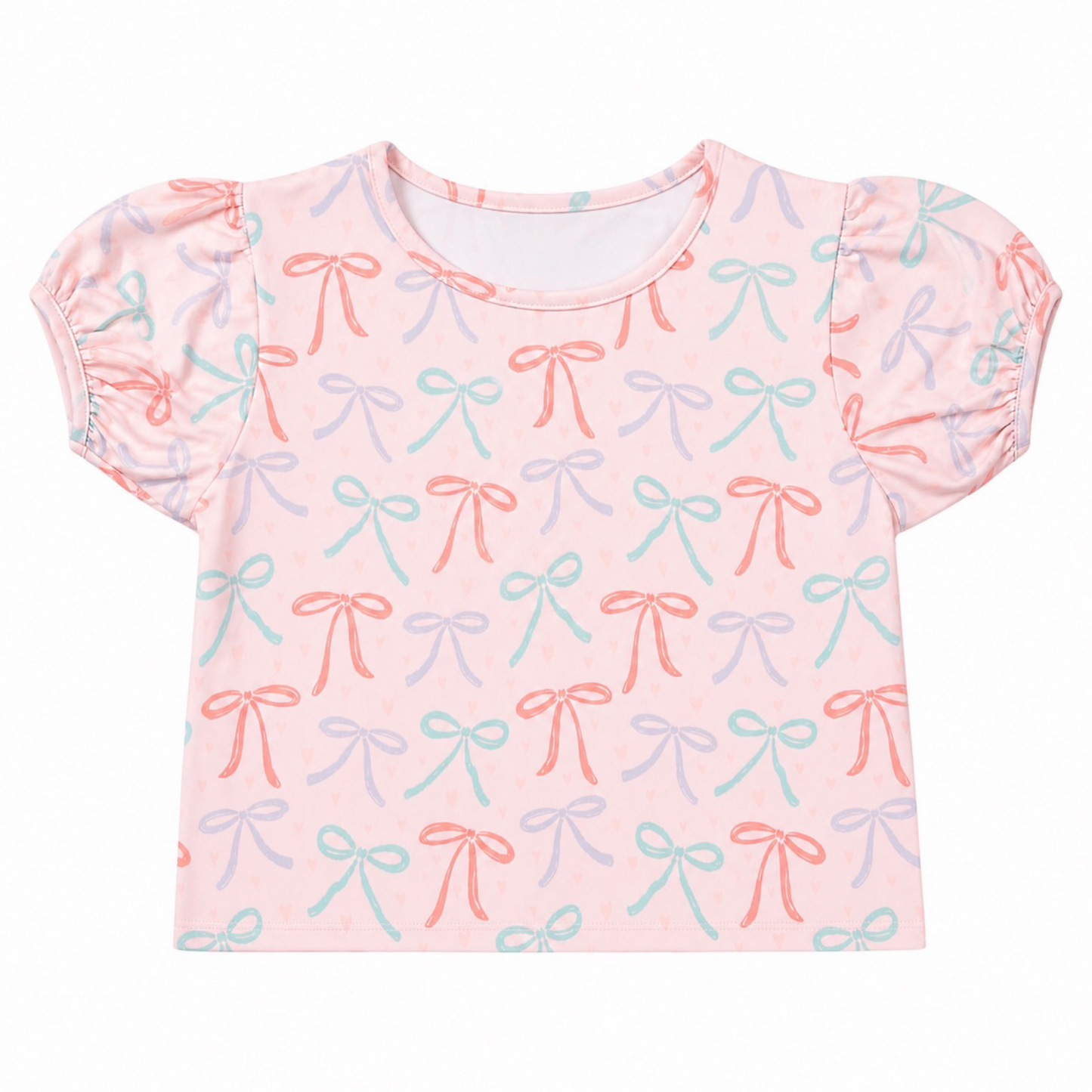 Puff Sleeve Top - Bow
