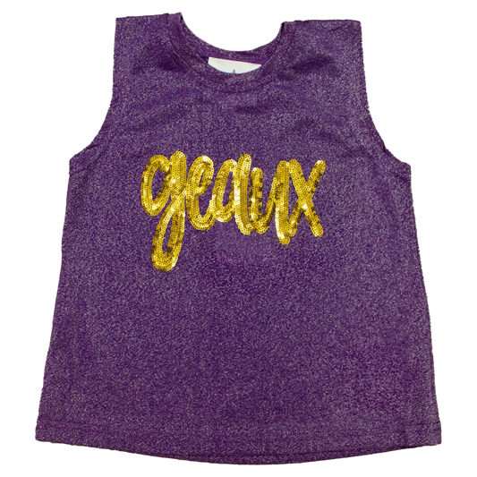 Glitter Tank - Geaux