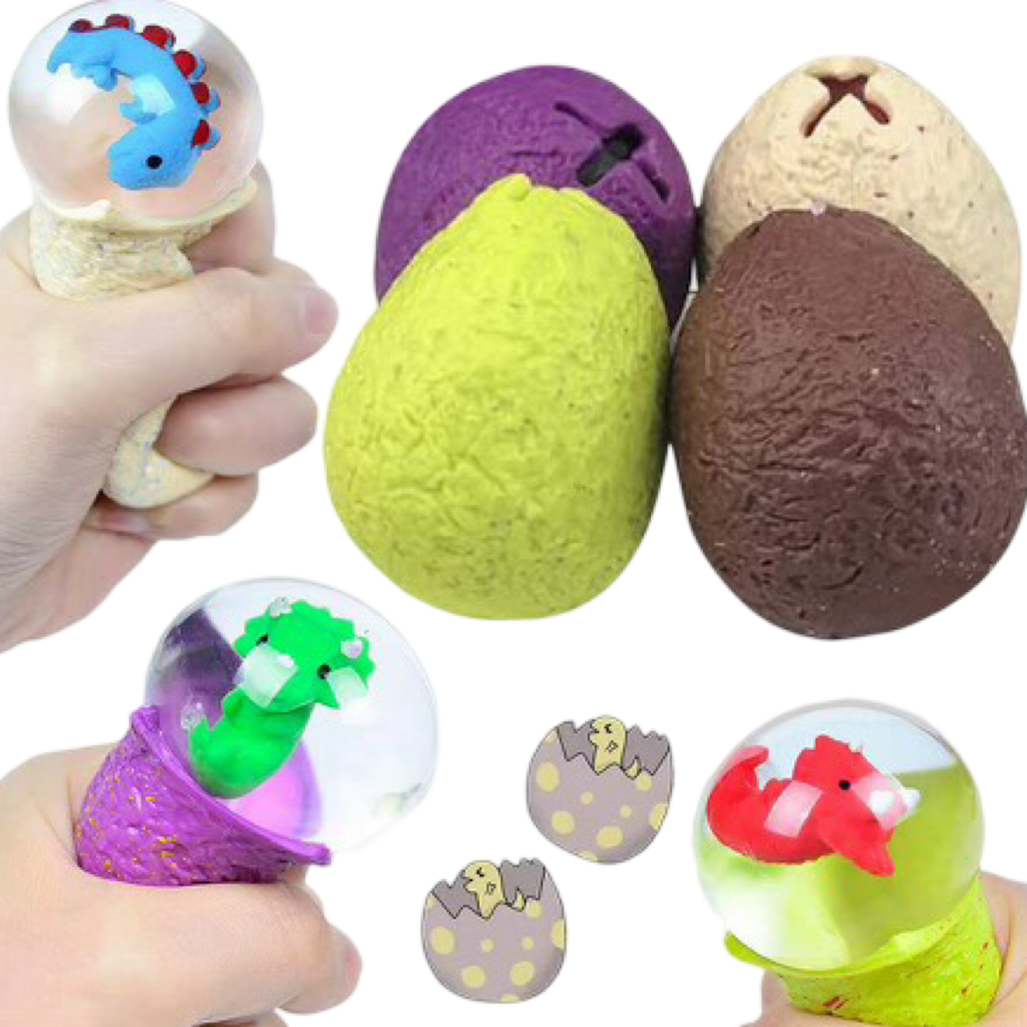 KG Squeezy Dino Eggs