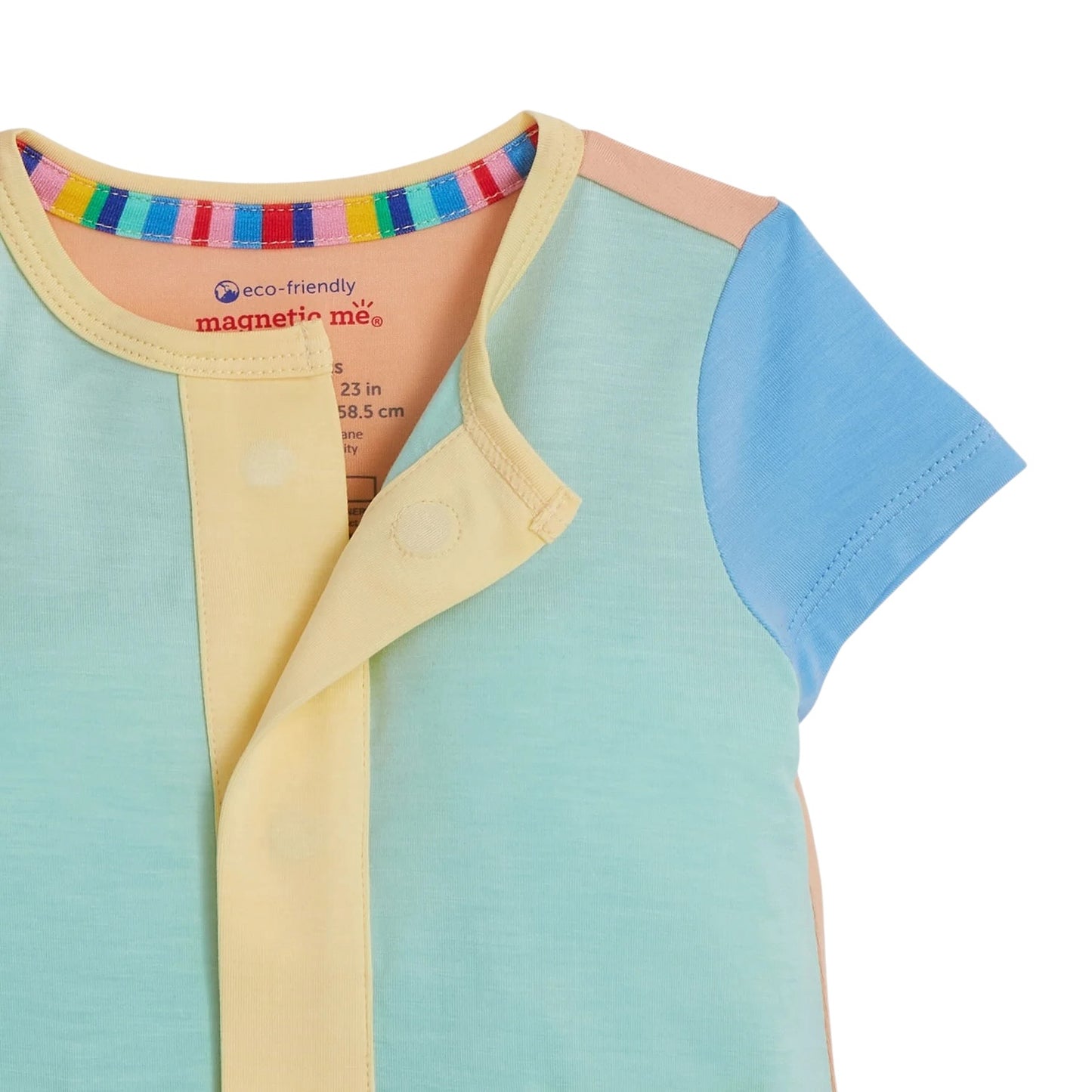 Magnetic Romper - Shell Aloe