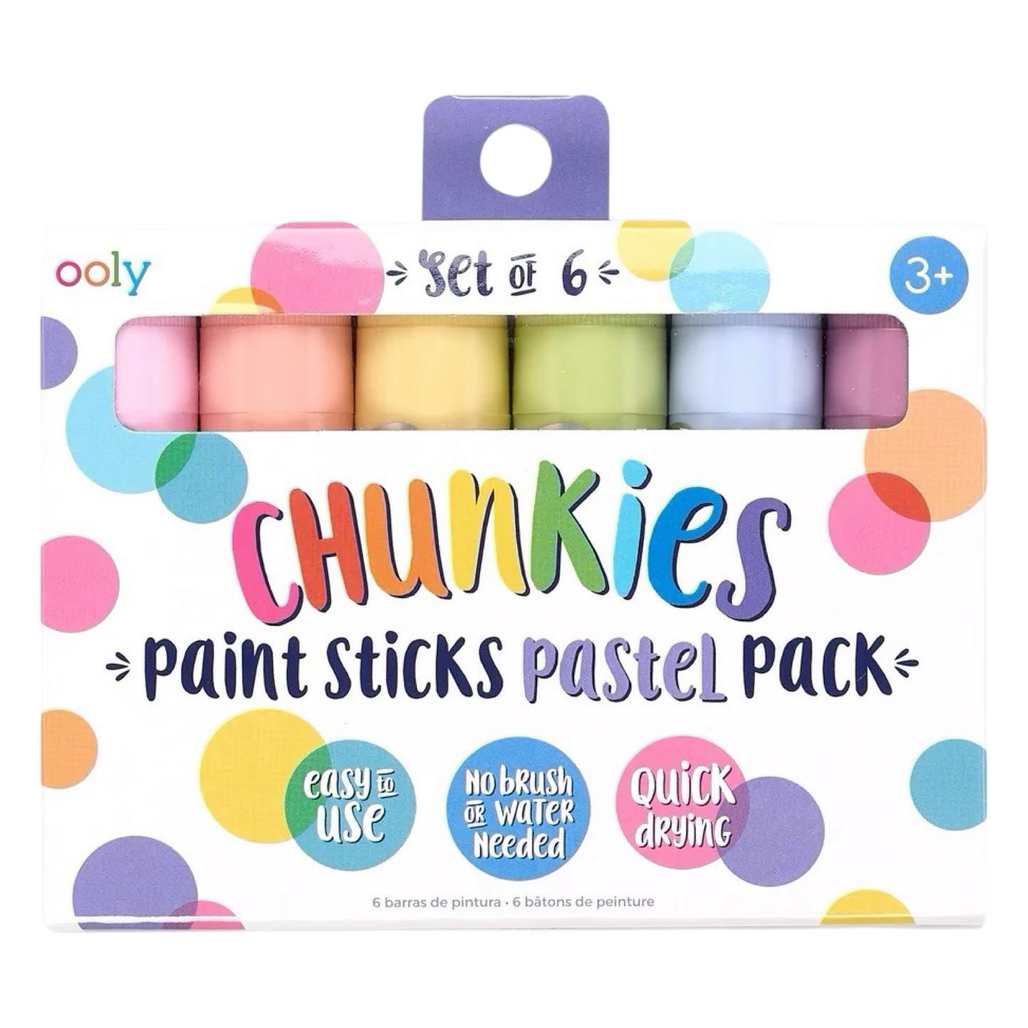 Ooly Chunkies Paint Sticks - Pastel