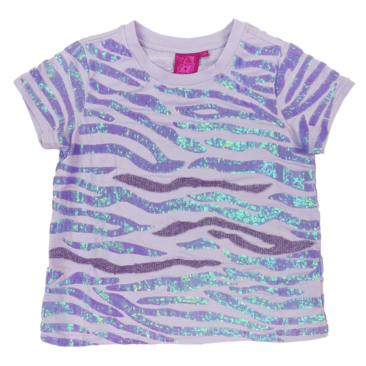 Queen of Sparkles Tee - Tiger Stripe