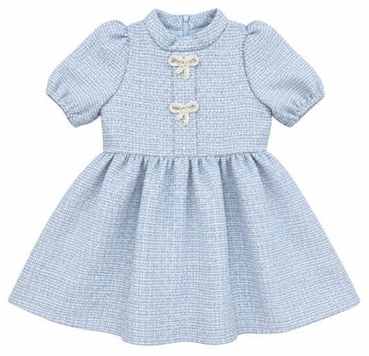 Tweed Dress - Bow