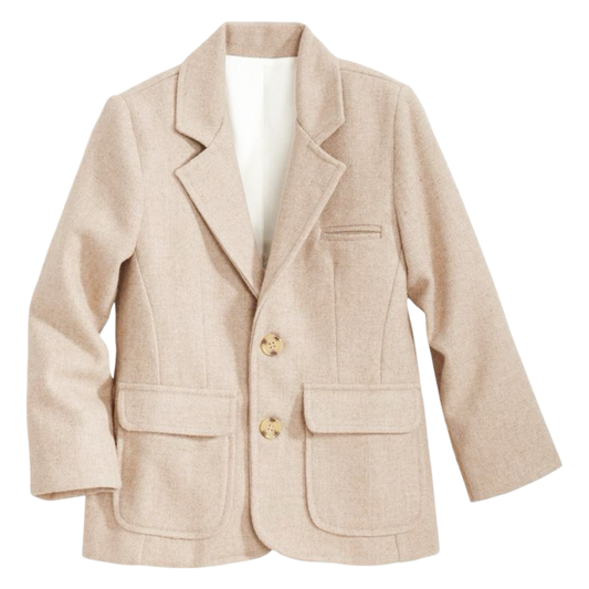 Wool Blazer - Khaki
