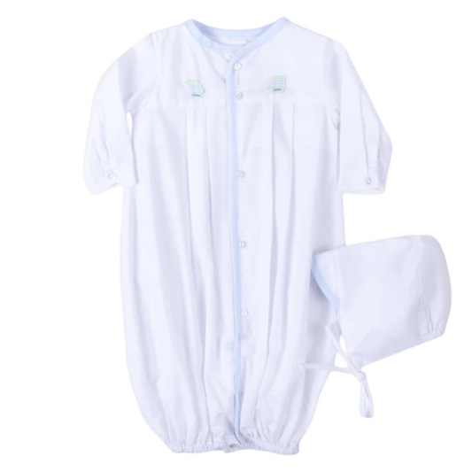 Embroidered Daygown - Train