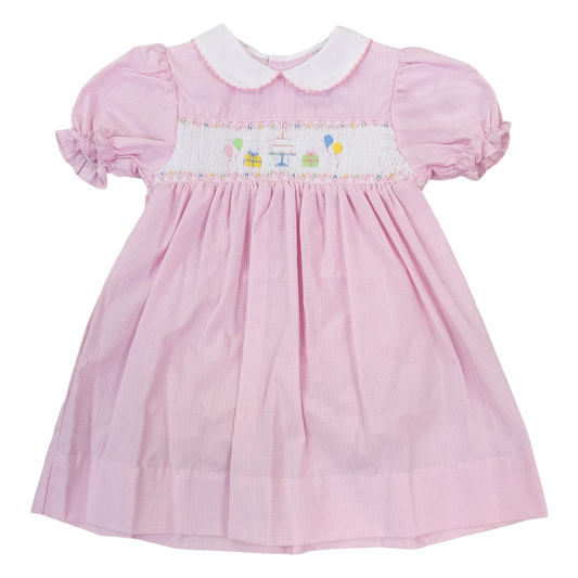 Smocked Dress - Birthday
