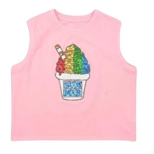 Sleeveless Tee - Snowball