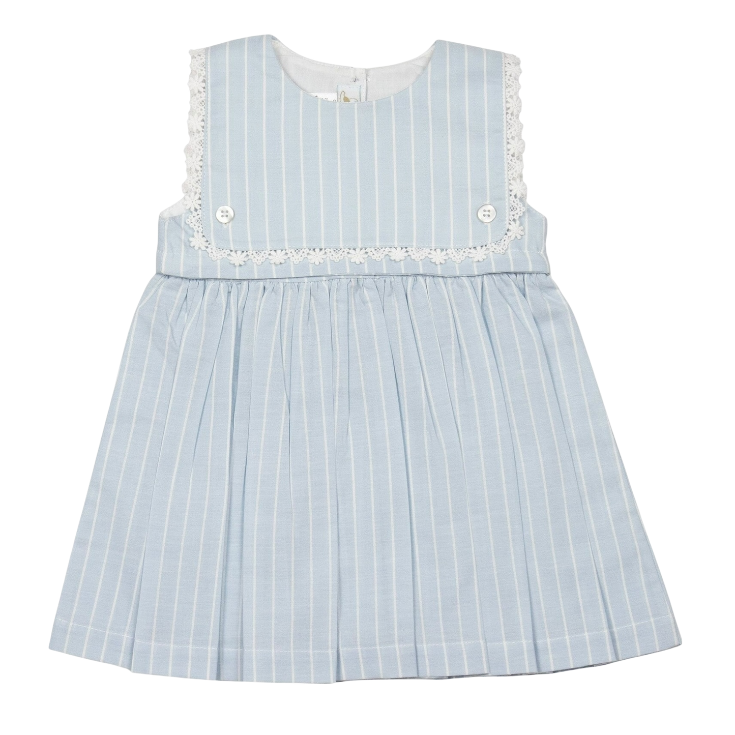 Colette Dress - Light Blue Stripe