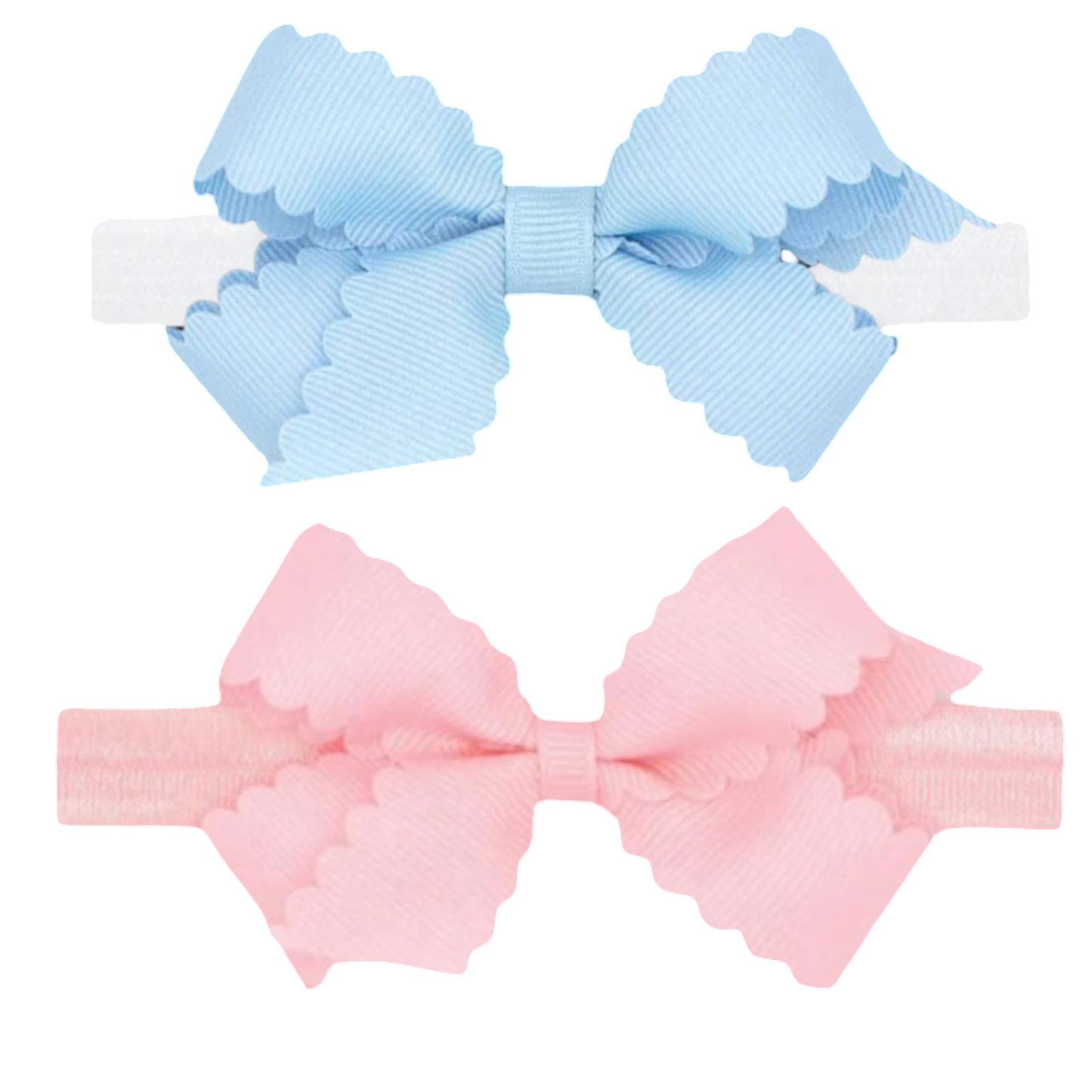 Scallop Headband Set
