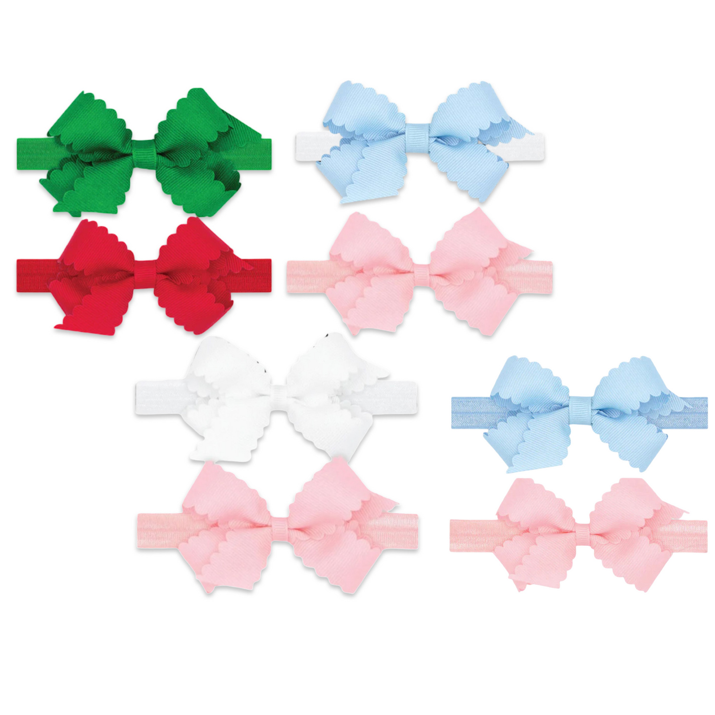 Scallop Headband Set