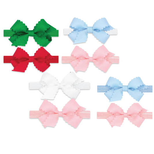 Scallop Headband Set
