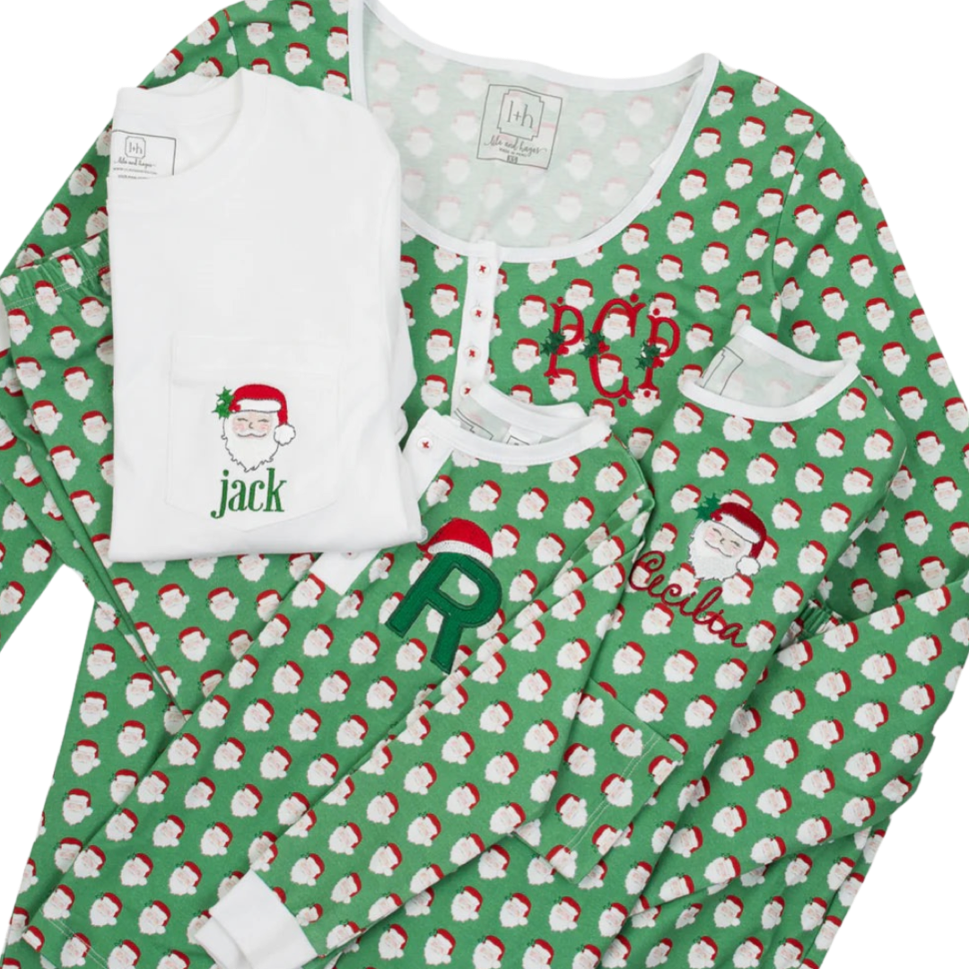 Lila + Hayes Jack Pajama - Santa