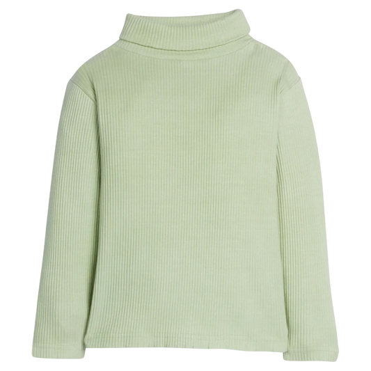 Ribbed Turtleneck - Pistachio Ice Cream