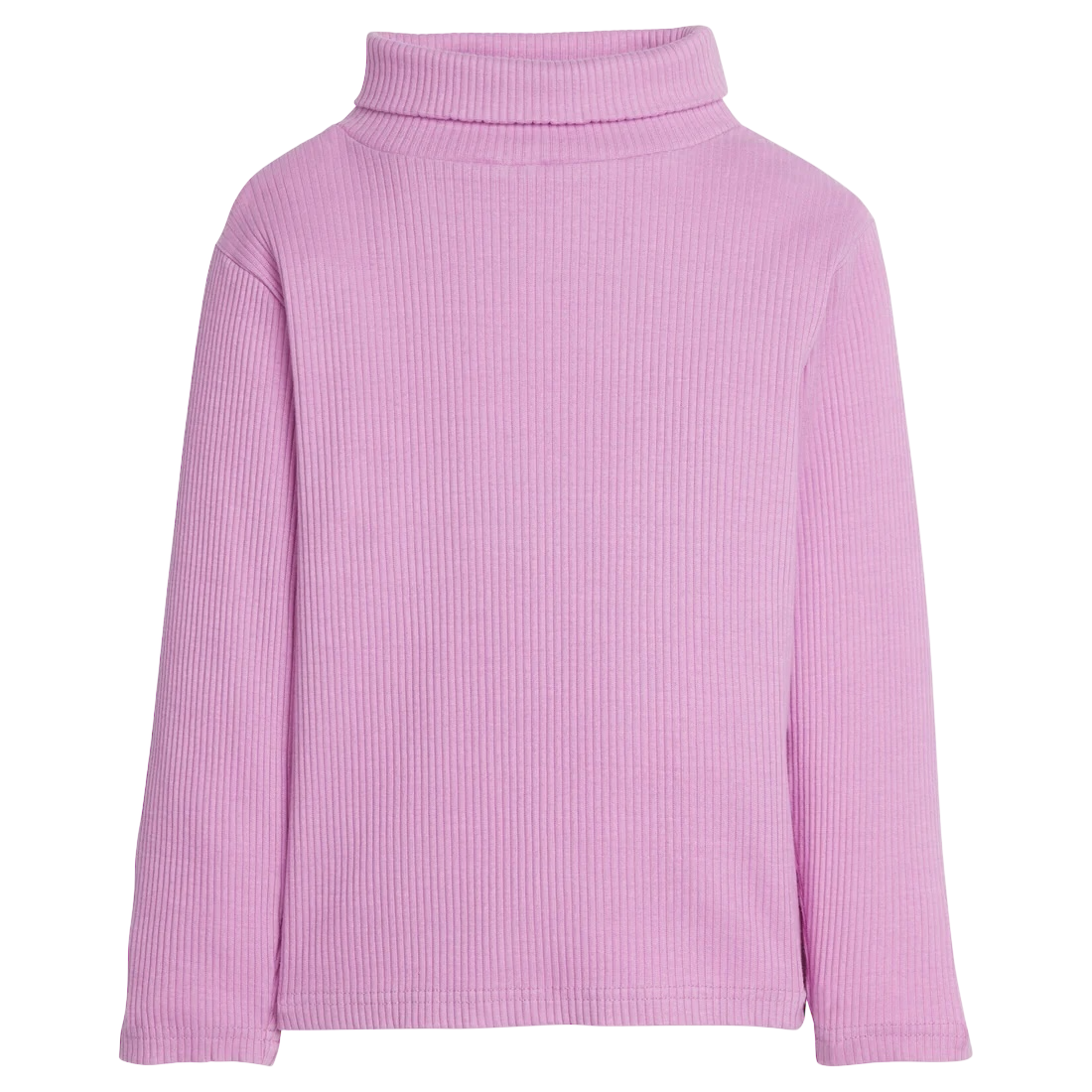 Ribbed Turtleneck - Petal
