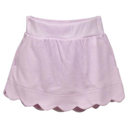 Pink Scallop Skort