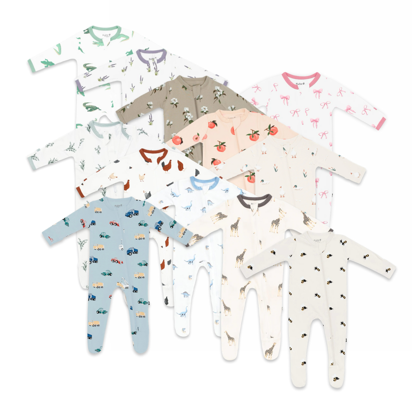 Zipper Footie - Prints