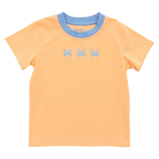 Embroidered Tee - Crab