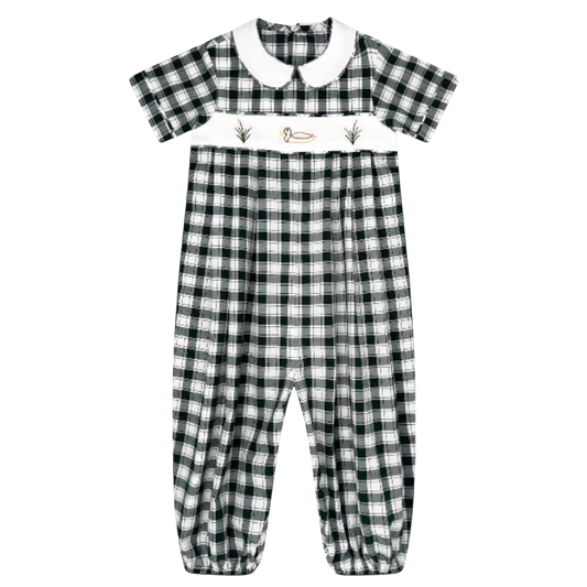 River Romper - Gardner Green Check