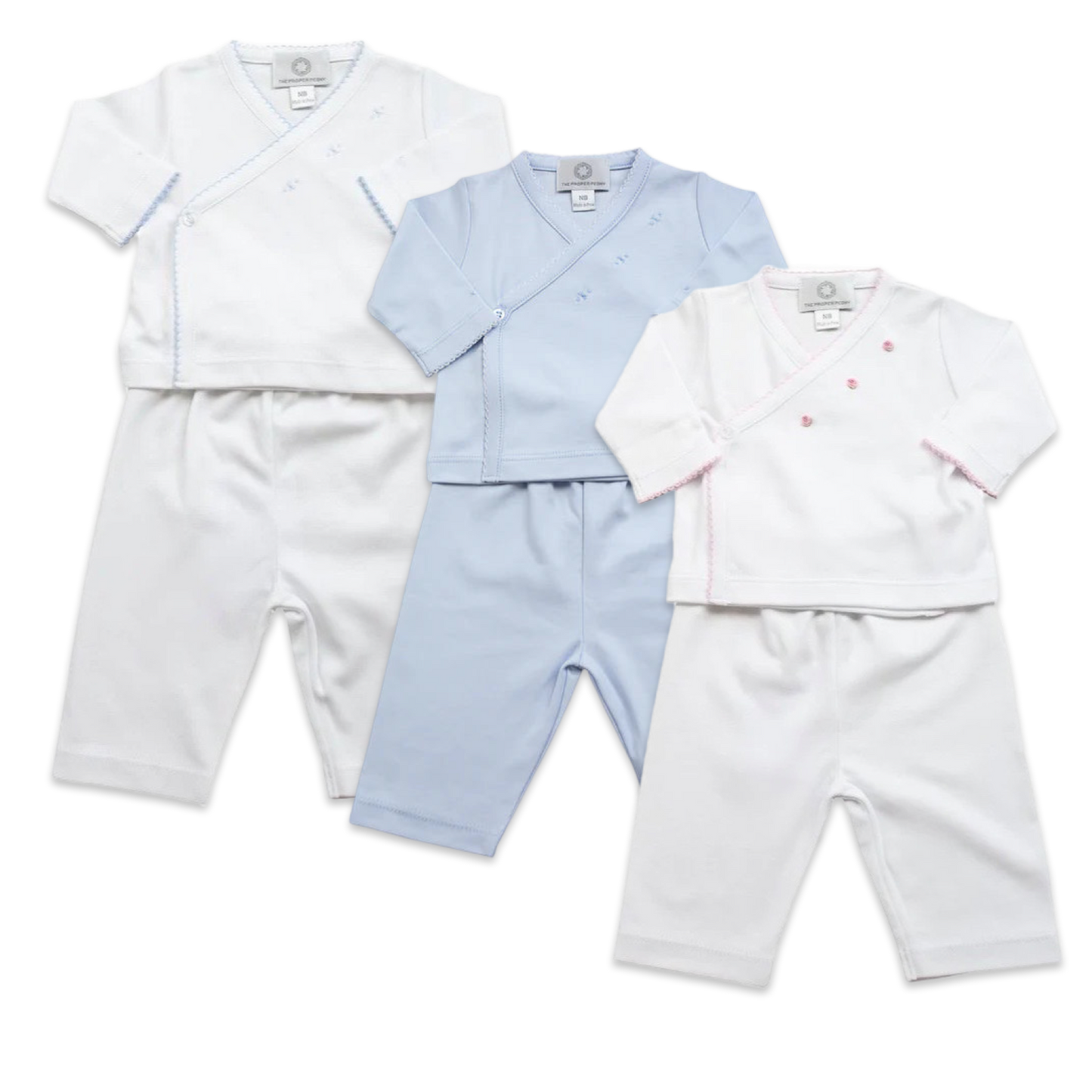 The Proper Peony Crossover Shirt & Pant Set