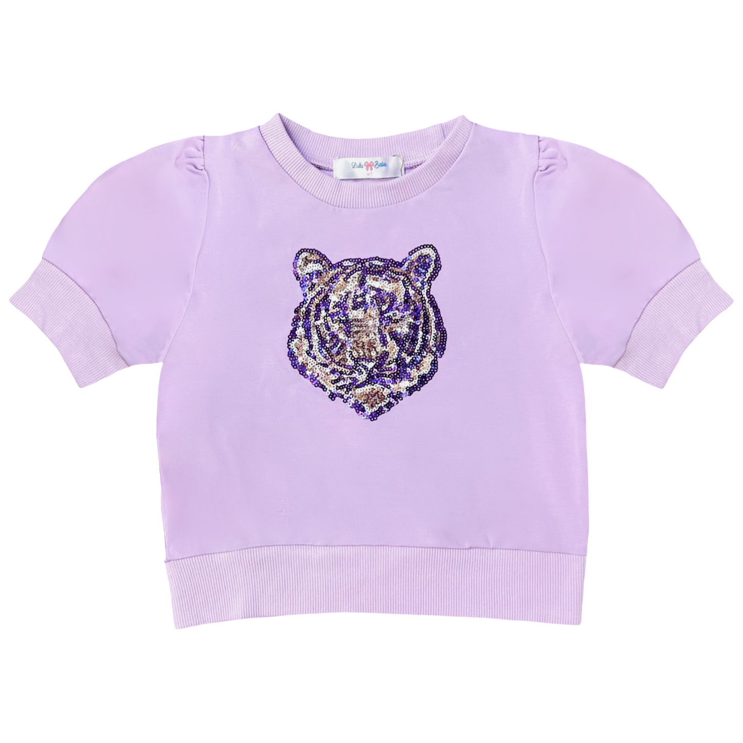 LB Puff Sleeve Top - Tiger