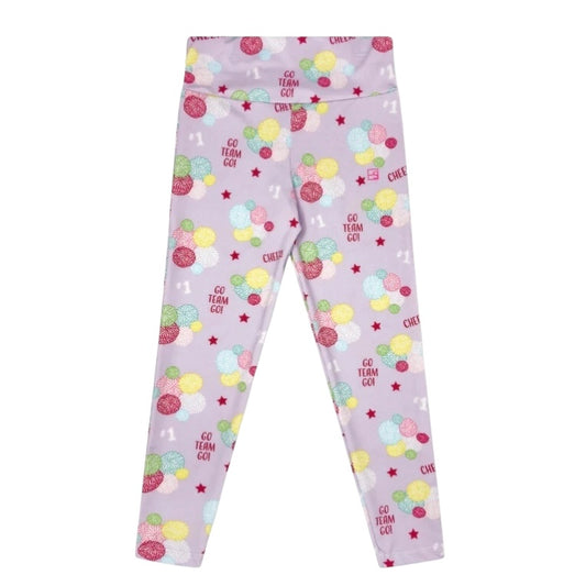 Abigail Legging - Petal Purple/Cheer Goals