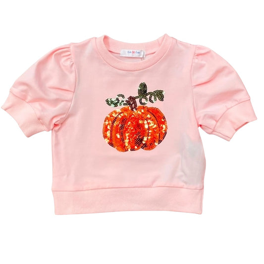 Puff Sleeve Top - Pumpkin