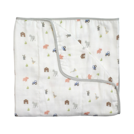 Baby Quilt - Farm