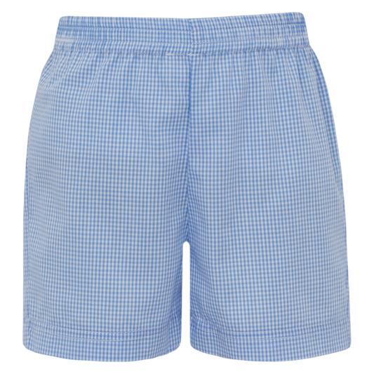 Gingham Short - Blue